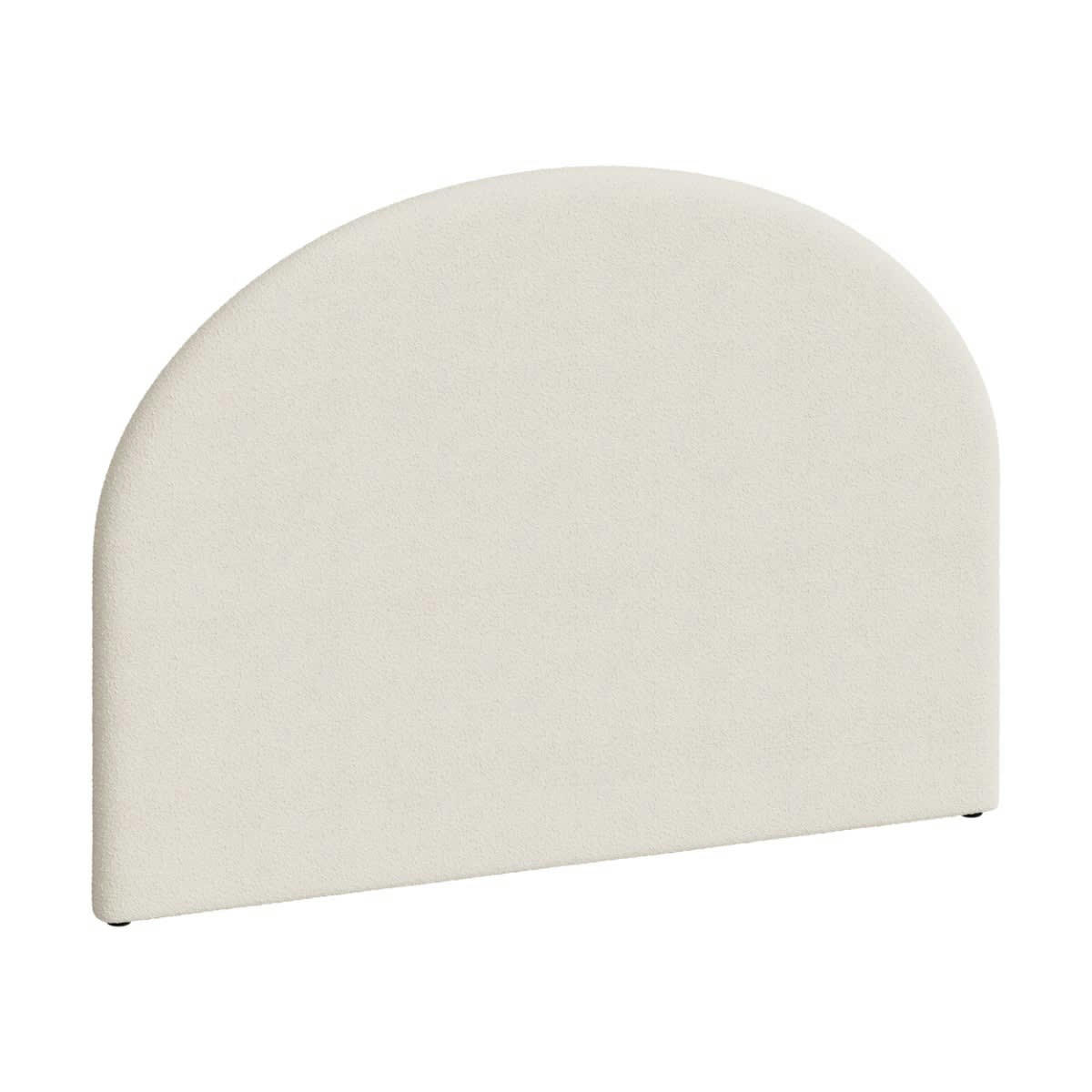 EVA - Tête de lit en tissu bouclé beige 160 cm