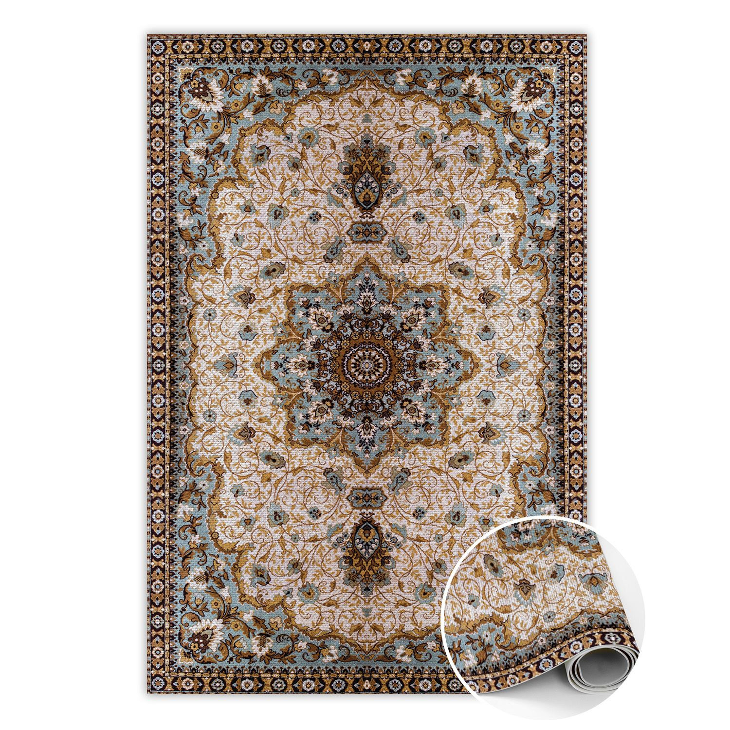 Dywan winylowy do domu Retro styl 60 x 90 cm