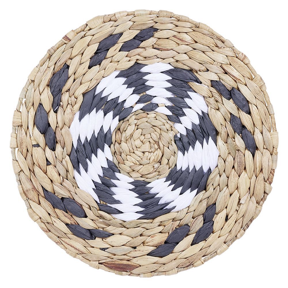 Set de table rond raphia tricolore Ø35cm