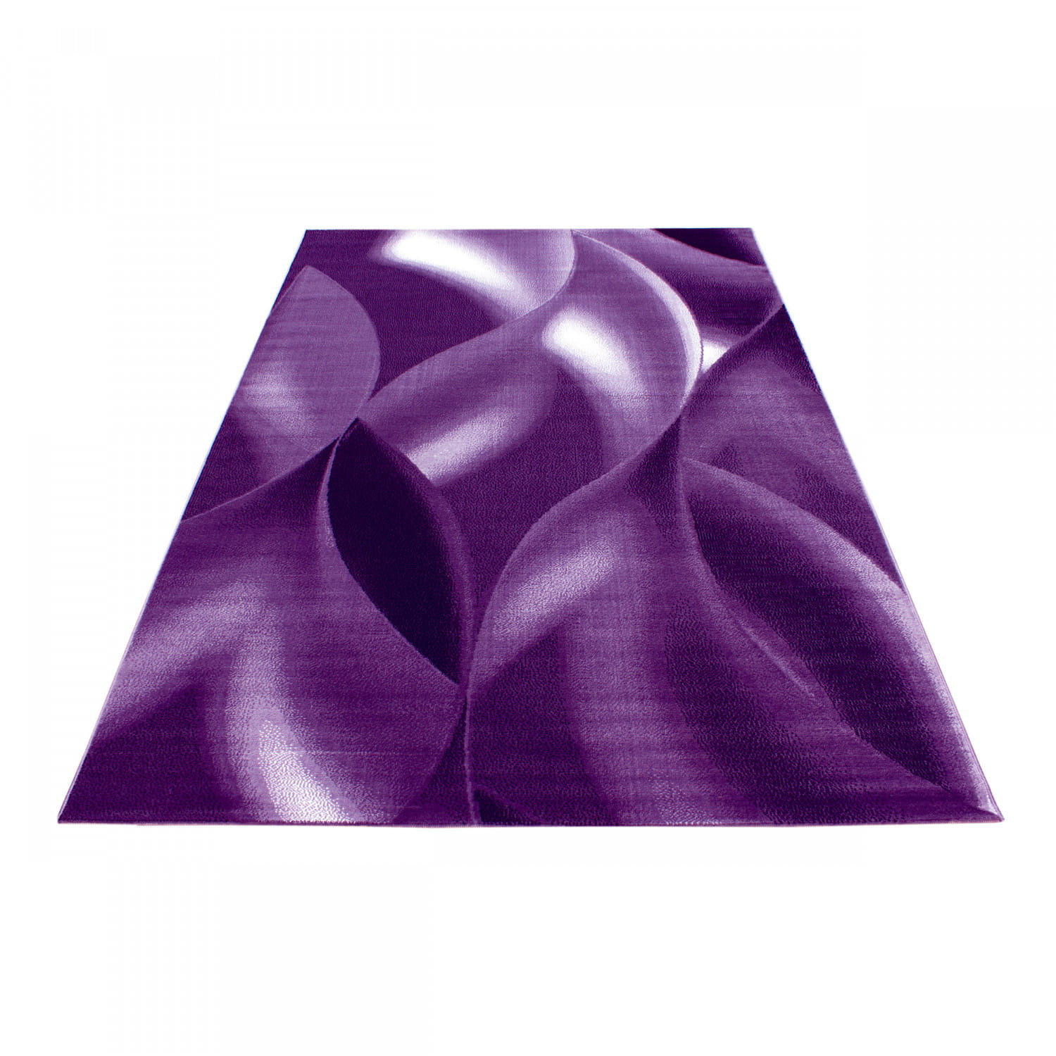 Dywan nowoczesny Plus wstęgi fioletowy 280 cm x 370 cm