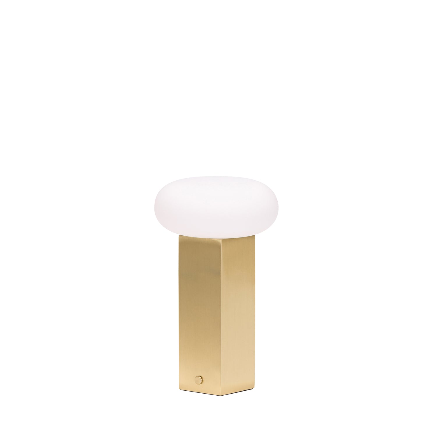 Hübsch lamp draagbaar Low - glas/ijzer - 12x12xh20cm