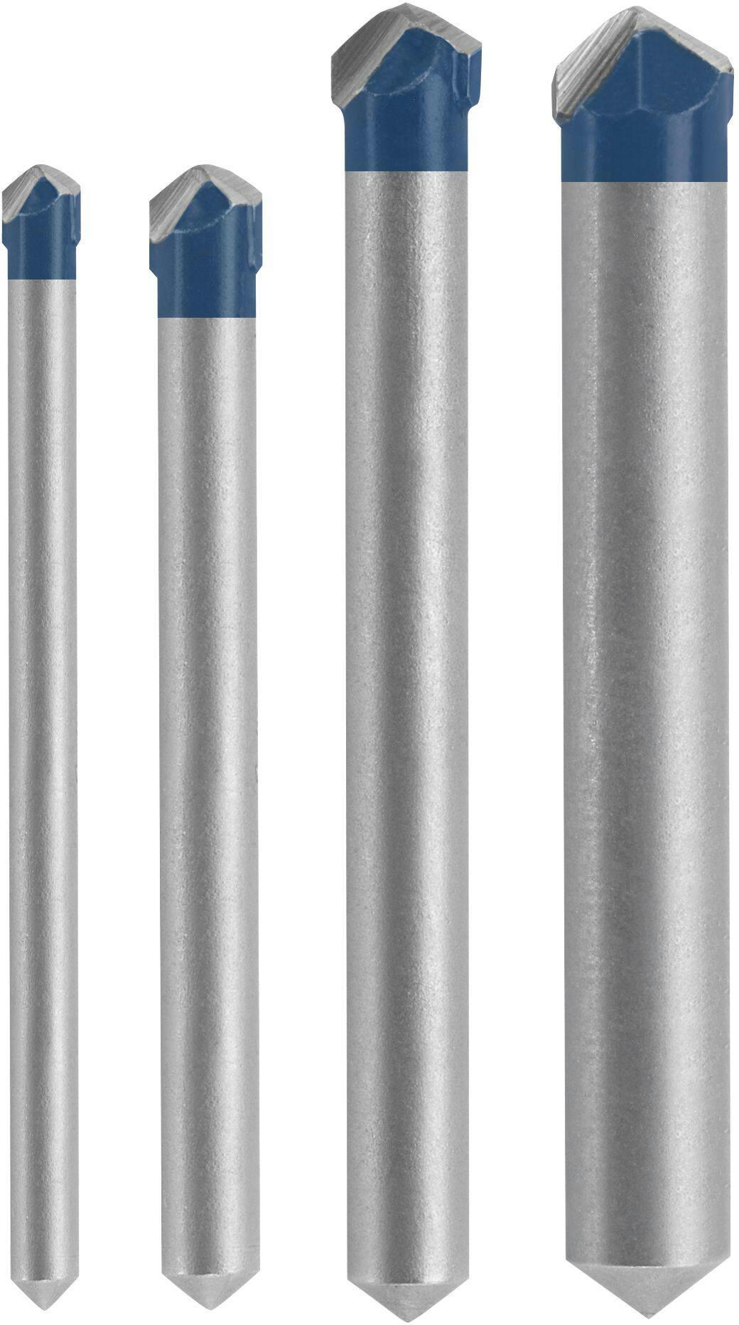 Bosch Natural Stone Carbide Tipped Drill Bit Set for Tile, Granite, Ceramic, 4-pc