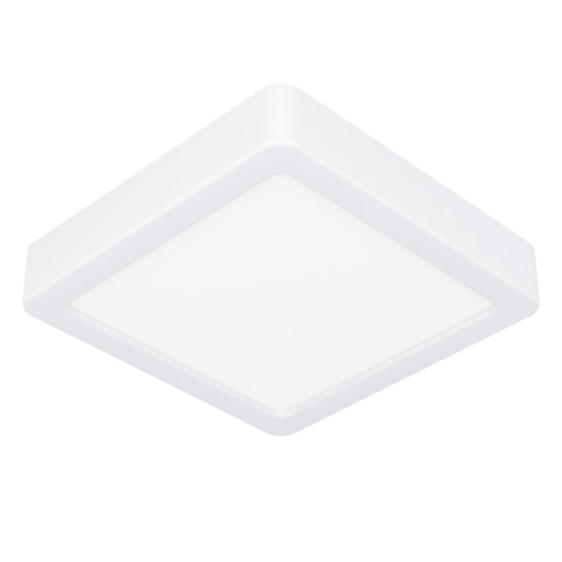 Plafonnier LED Fueva 5 blanc 16 x 16 cm blanc chaud 1350 lm 11 W EGLO