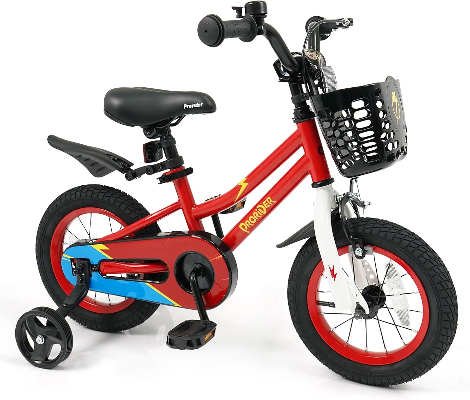 BABY JOY Kids Bike, 12 14 16 18 Inch Boys Girls Bike for 3-8 Years w/Training Wheels, 20 Inch Children Bicycle for 8+ Teens w/Kickstand, Handbrake, Coaster Brake & Removable Basket, Sporty Bicycle