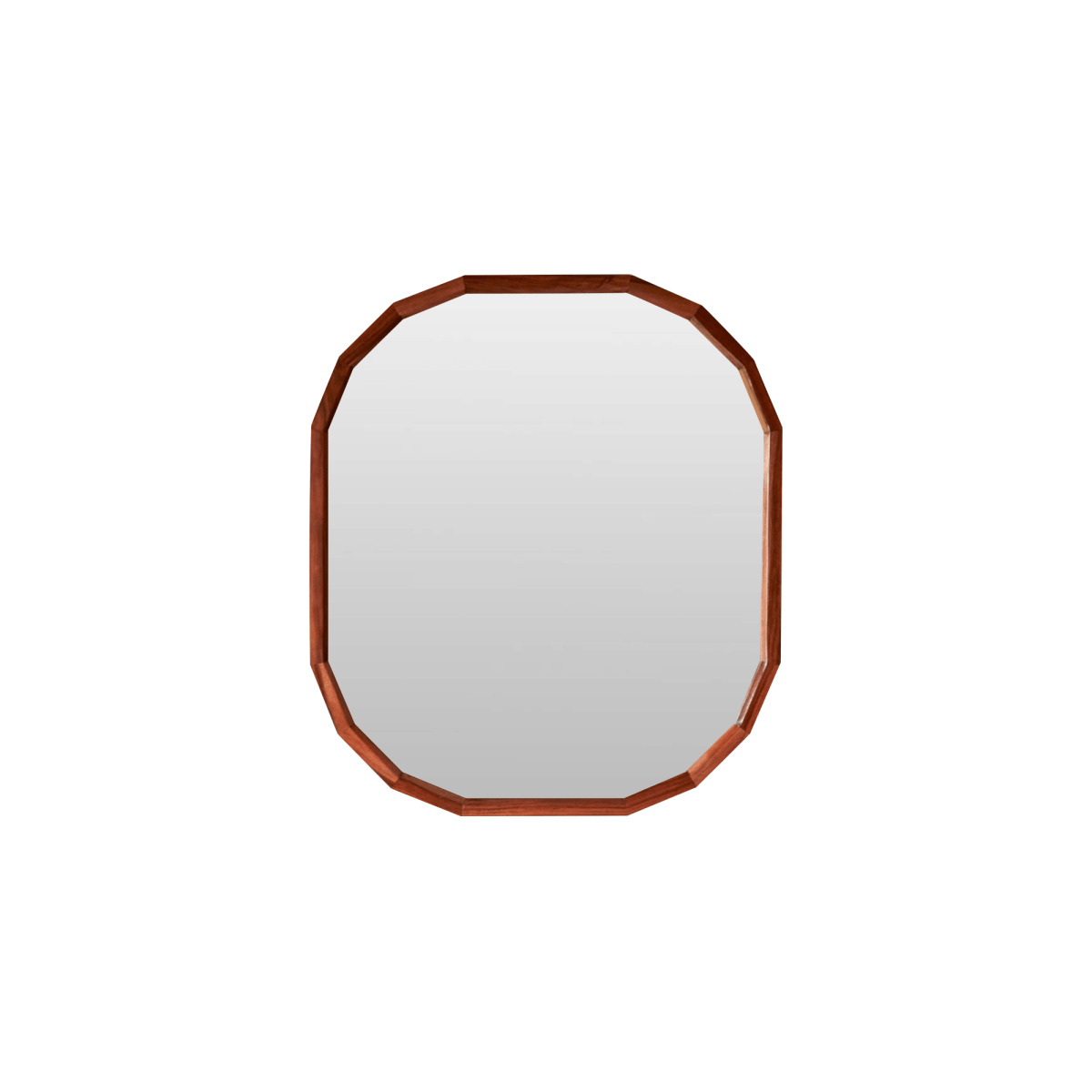 Tikamoon - Spiegel in massief palissanderhout 80x70 cm Jade