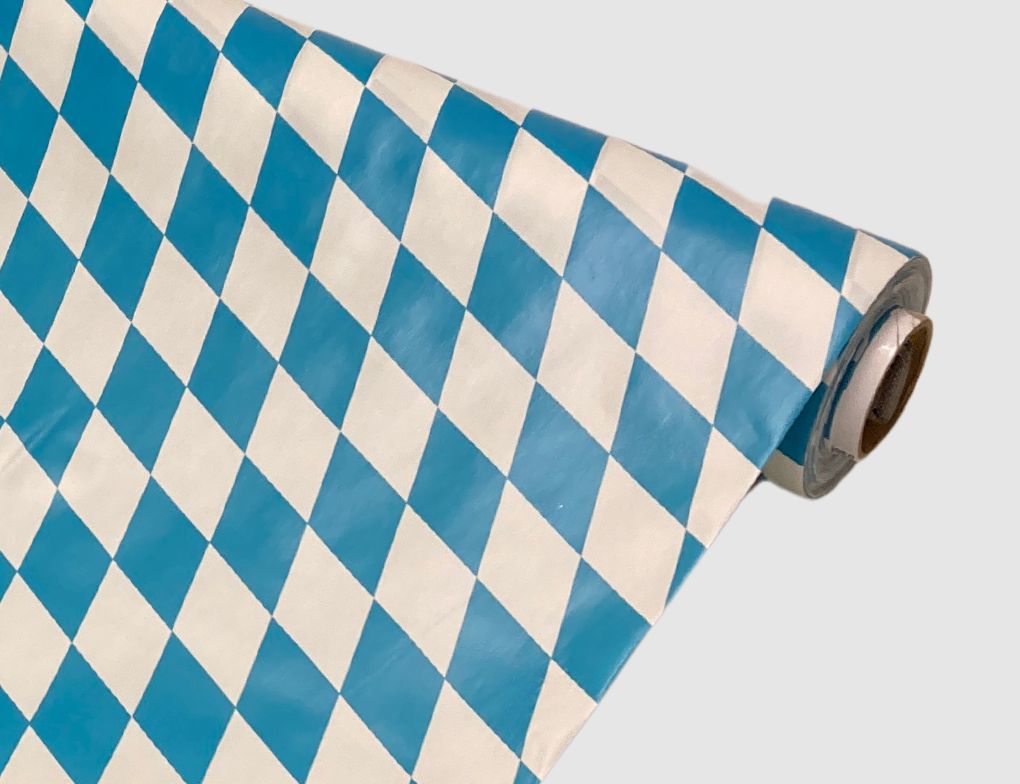 Wachstuch Bayernraute Blau