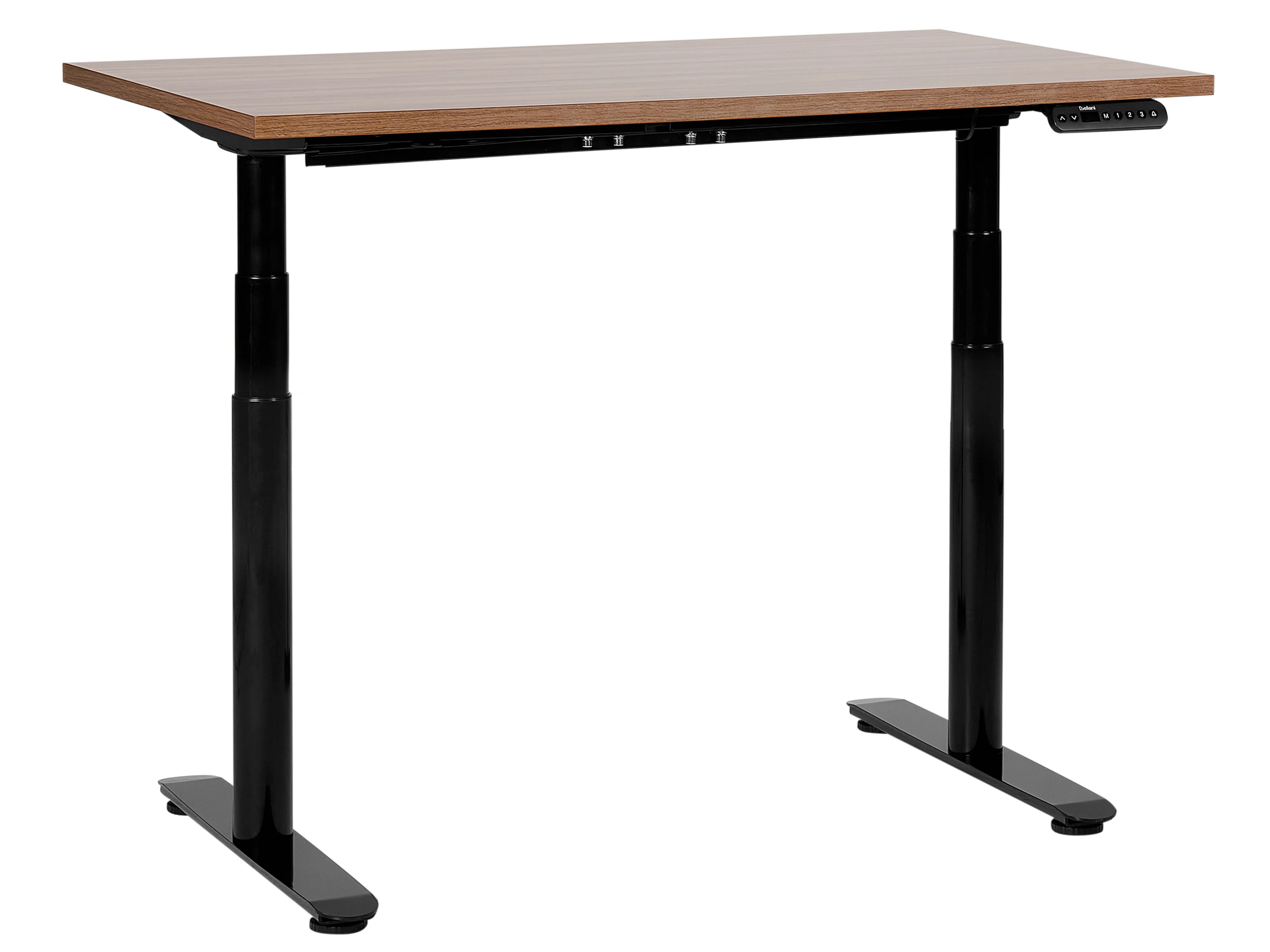 Electric Adjustable Standing Desk DESTINAS Brown/ Black 120 cm 72 cm