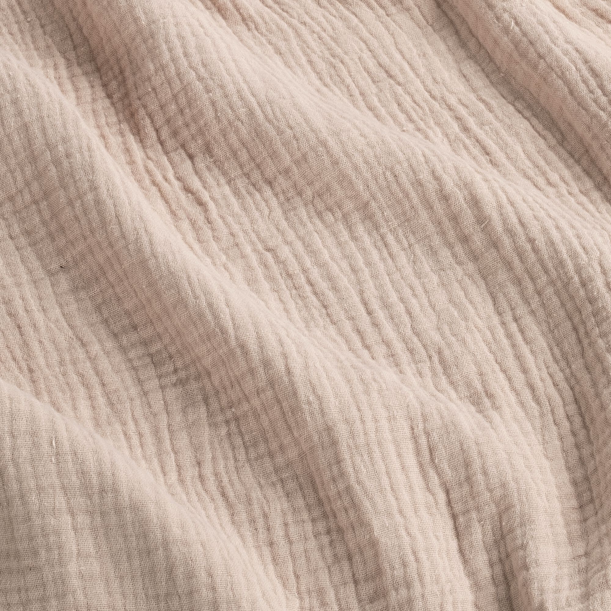 TESSALY - Plaid en gaze de coton - beige alpilles 130x170cm