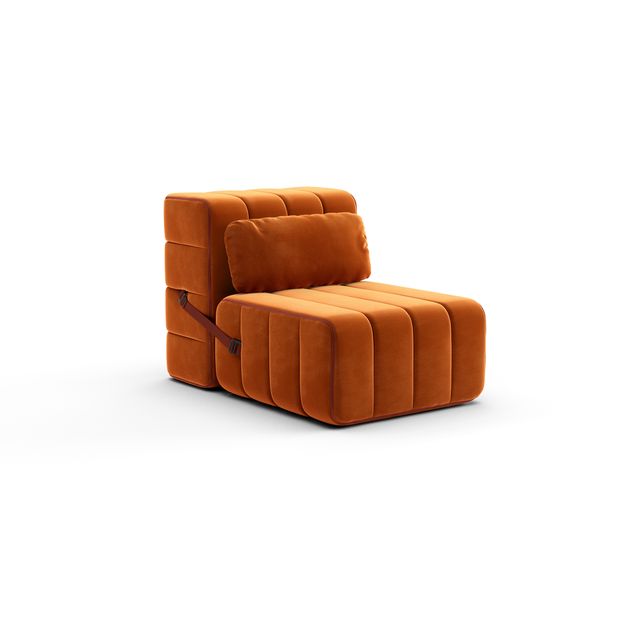 Curt kussen 60x30 - Barcelona - Russet - V3347 17 (Rood)