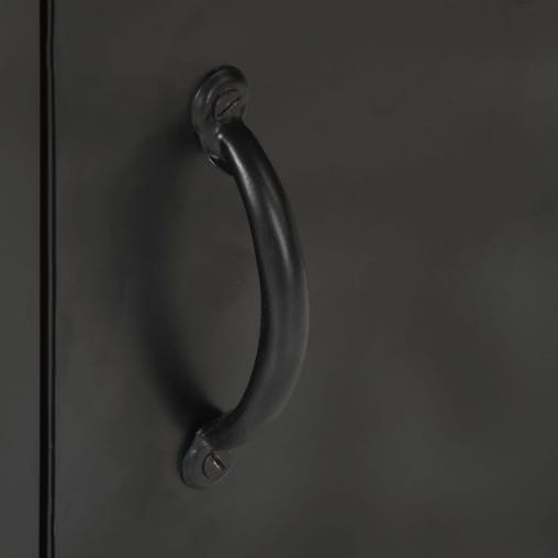 NNEVL Bedside Cabinet 40x30x52 cm Rough Mango Wood