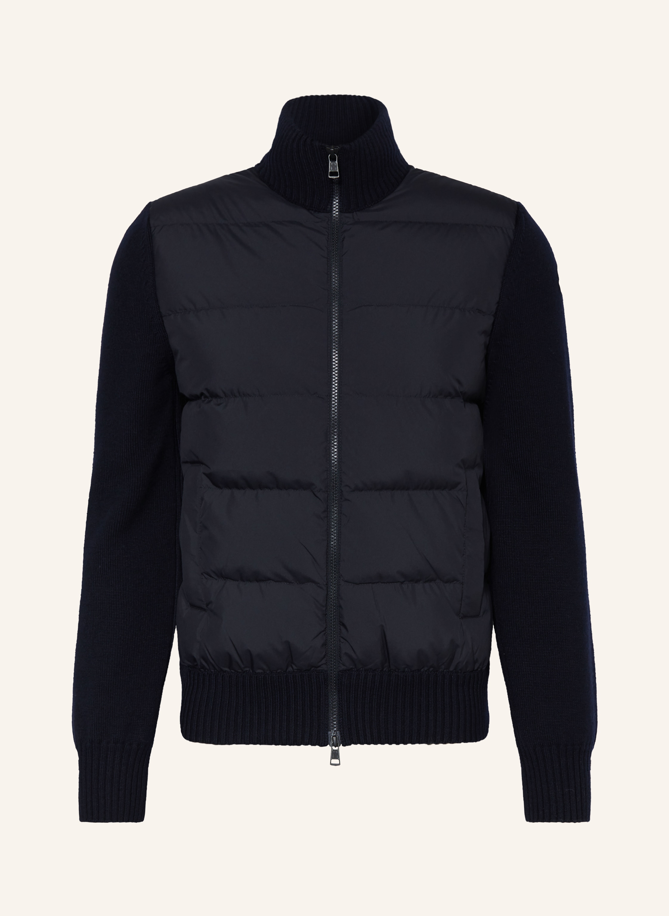 MONCLER Daunenjacke TRICOT im Materialmix