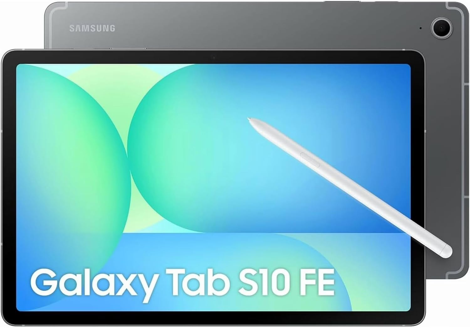 SAMSUNG Galaxy Tab S10 FE w/S-Pen (128GB  8GB  WiFi) 10.9” 90Hz Full HD Android Tablet  Octa-core (4nm)  4K Camera  IP68 Water Resistant SM-X520 (Gray)