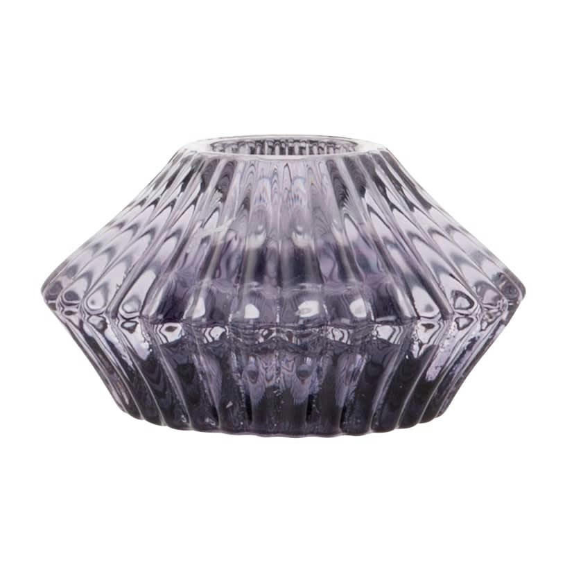 - Photophore en verre violet