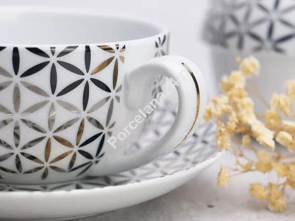 Komplet do herbaty (3el) Bogucice - Lenta 1026 Tea for one