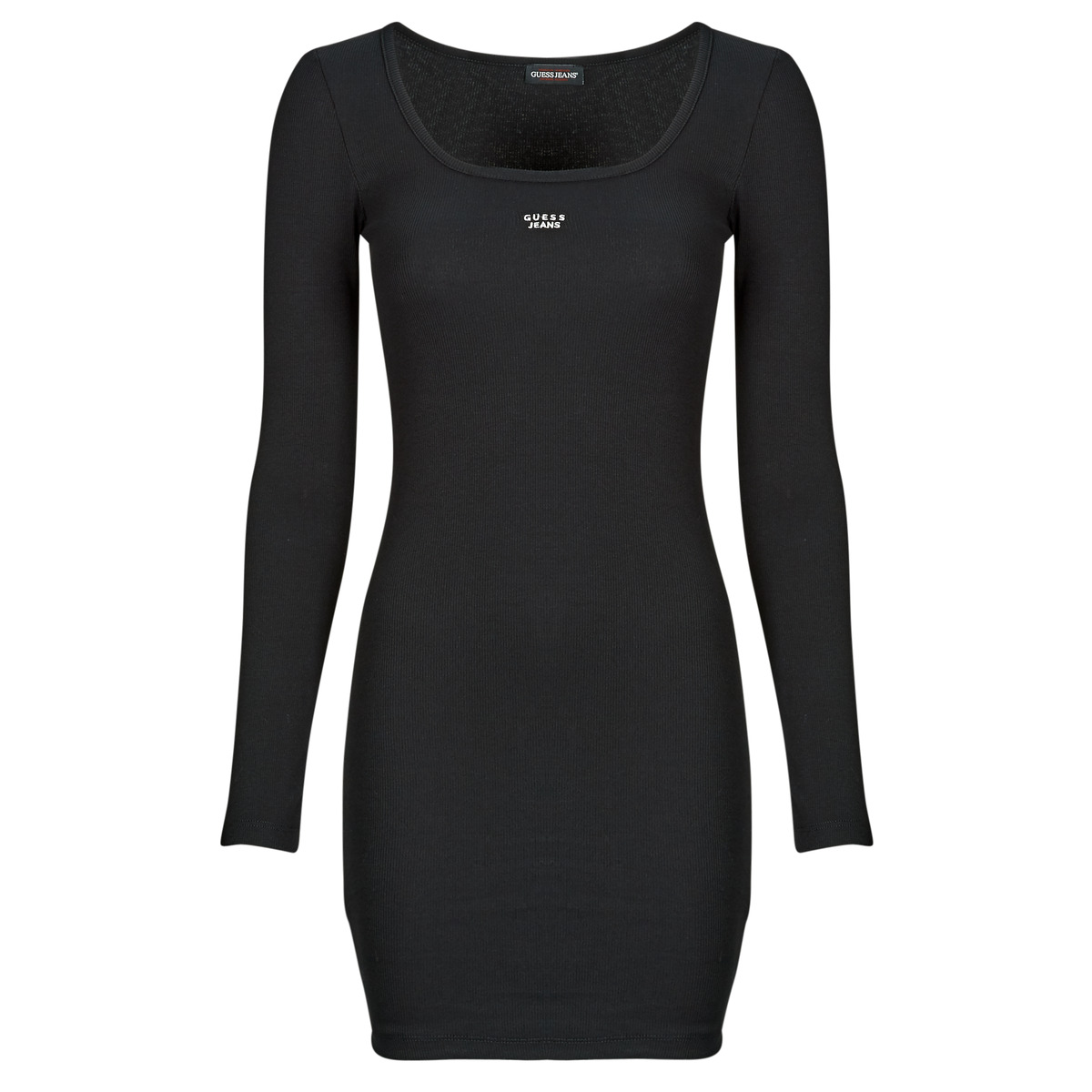 Guess - DRESS SLIM RIB EMBRO - Black
