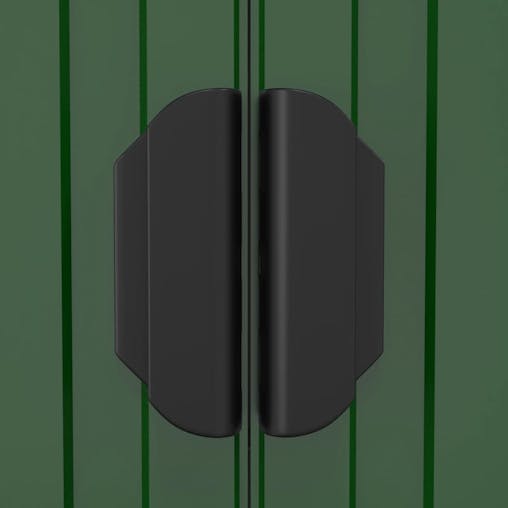 NNEVL Garden Shed Green 192x606x223 cm Galvanised Steel