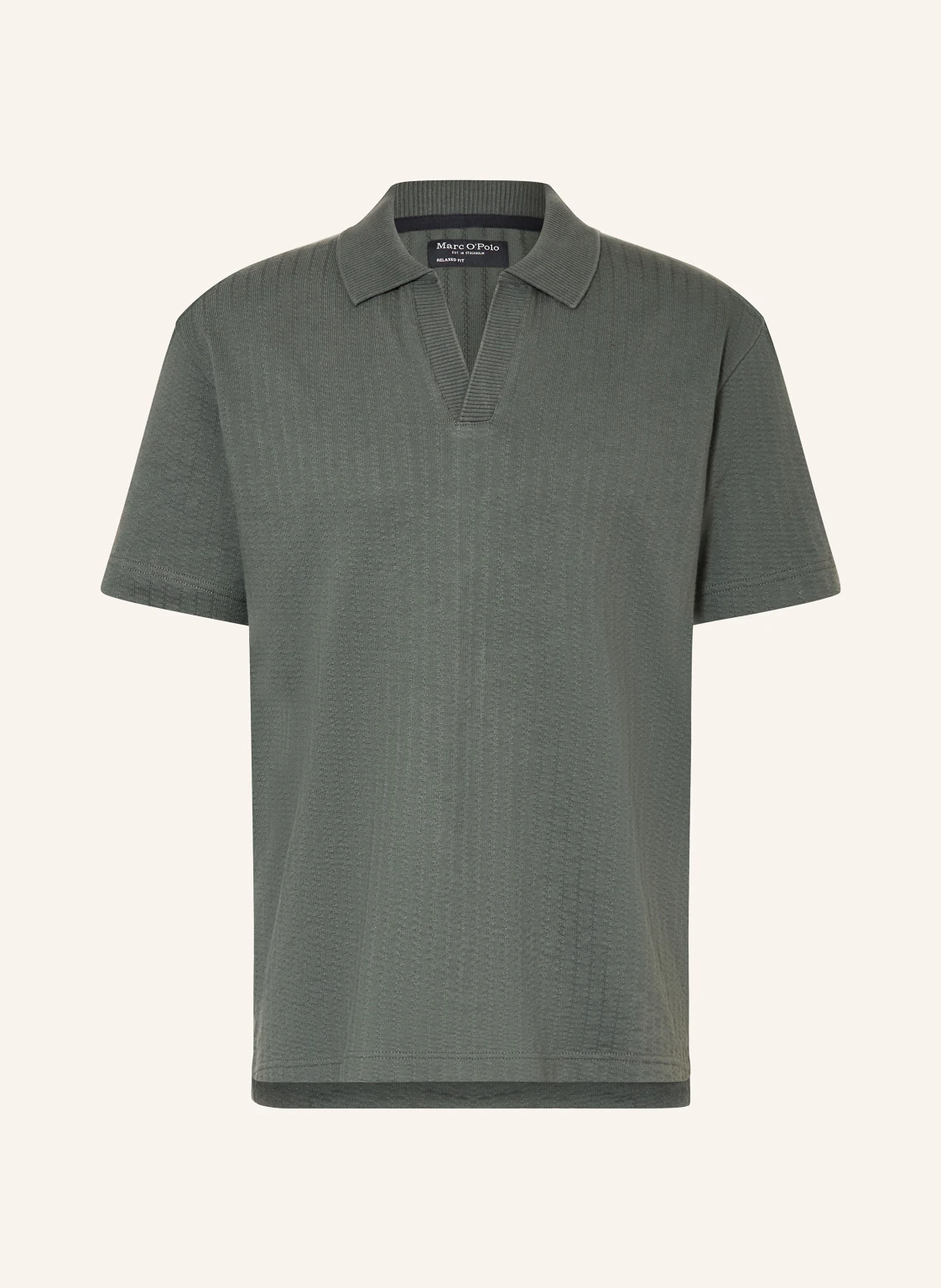 Marc O'Polo Strick-Poloshirt Relaxed Fit