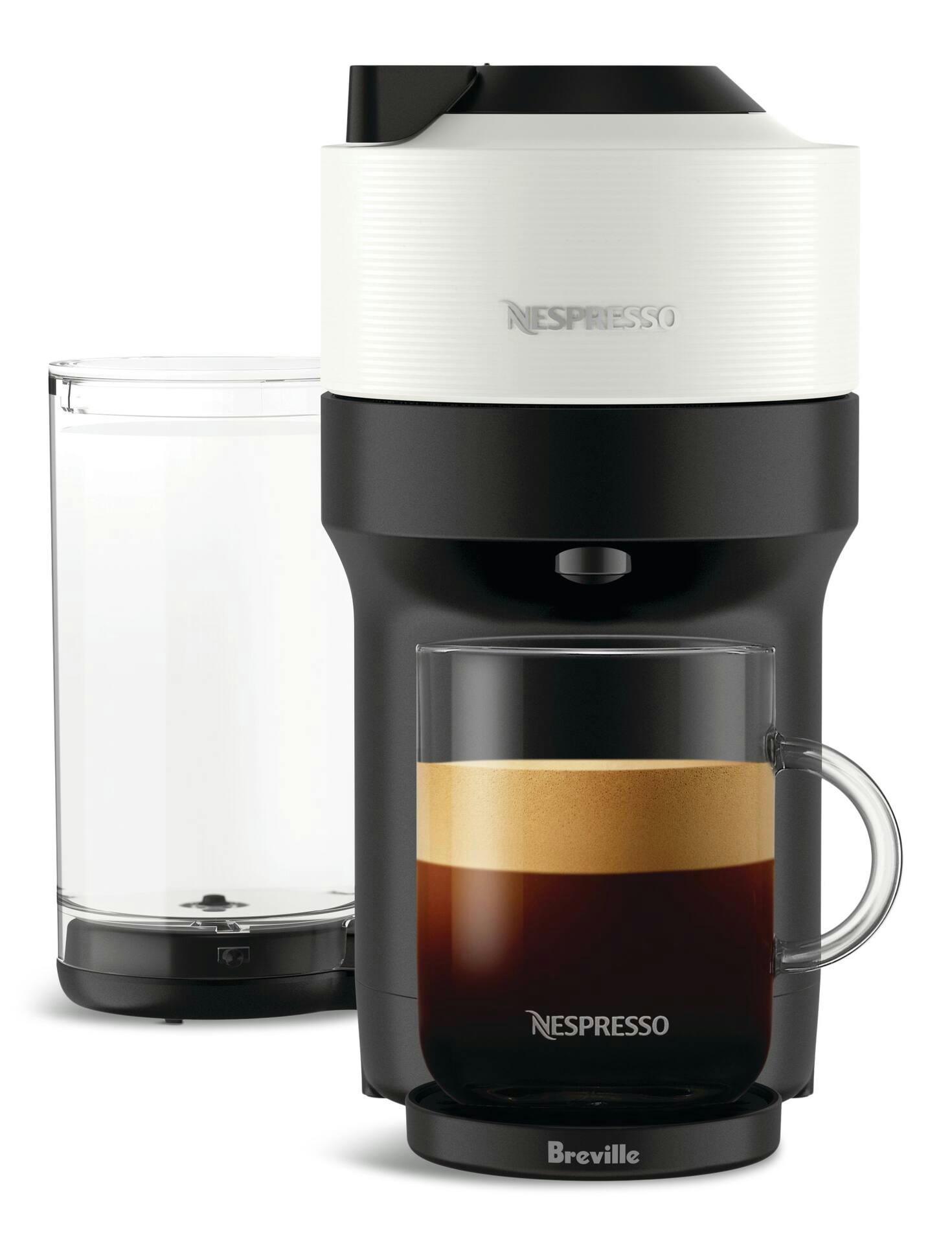 Nespresso Vertuo POP+ Coffee & Espresso Machine by Breville, White