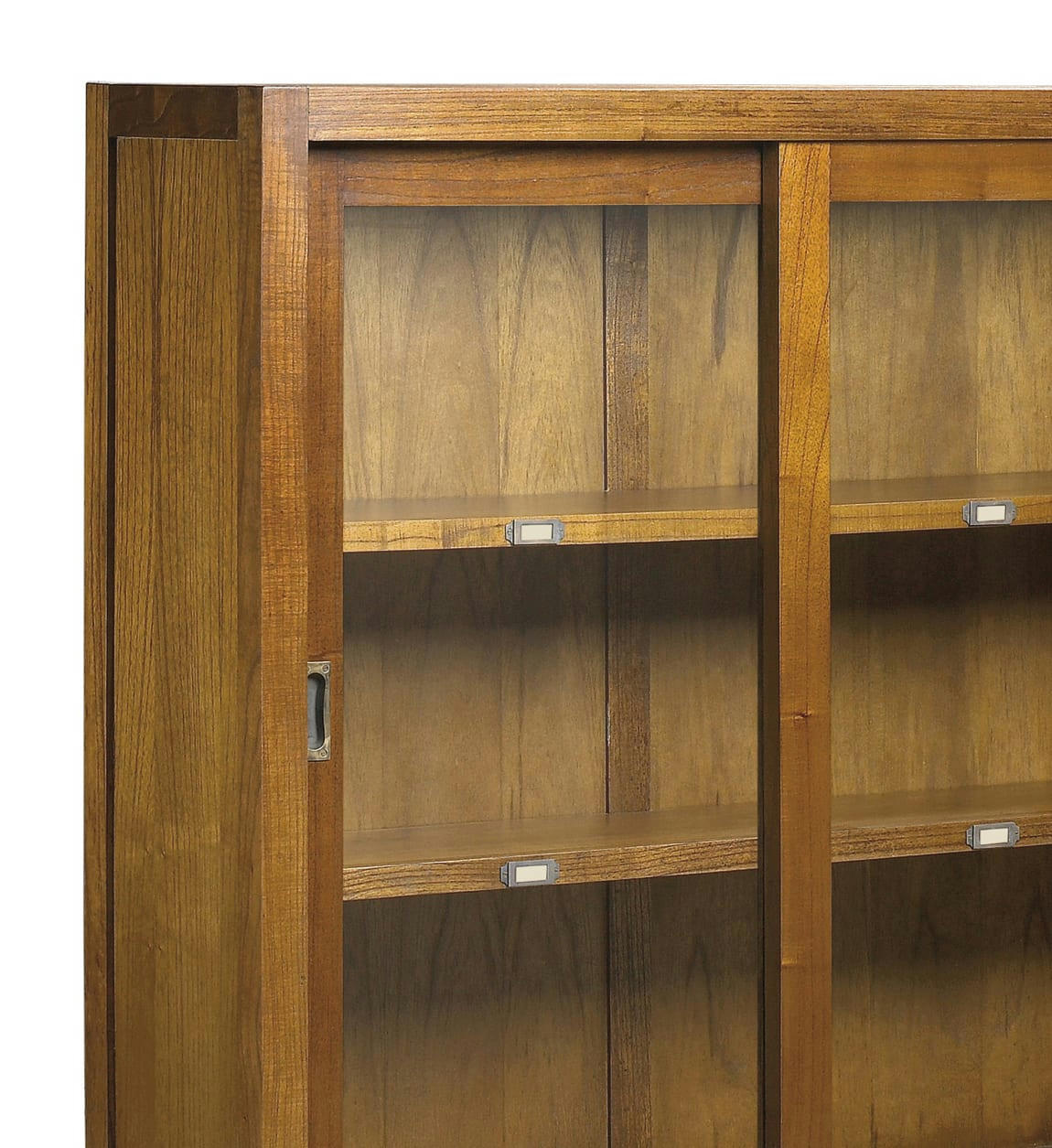 STAR - Vitrine en bois de mindi marron L120