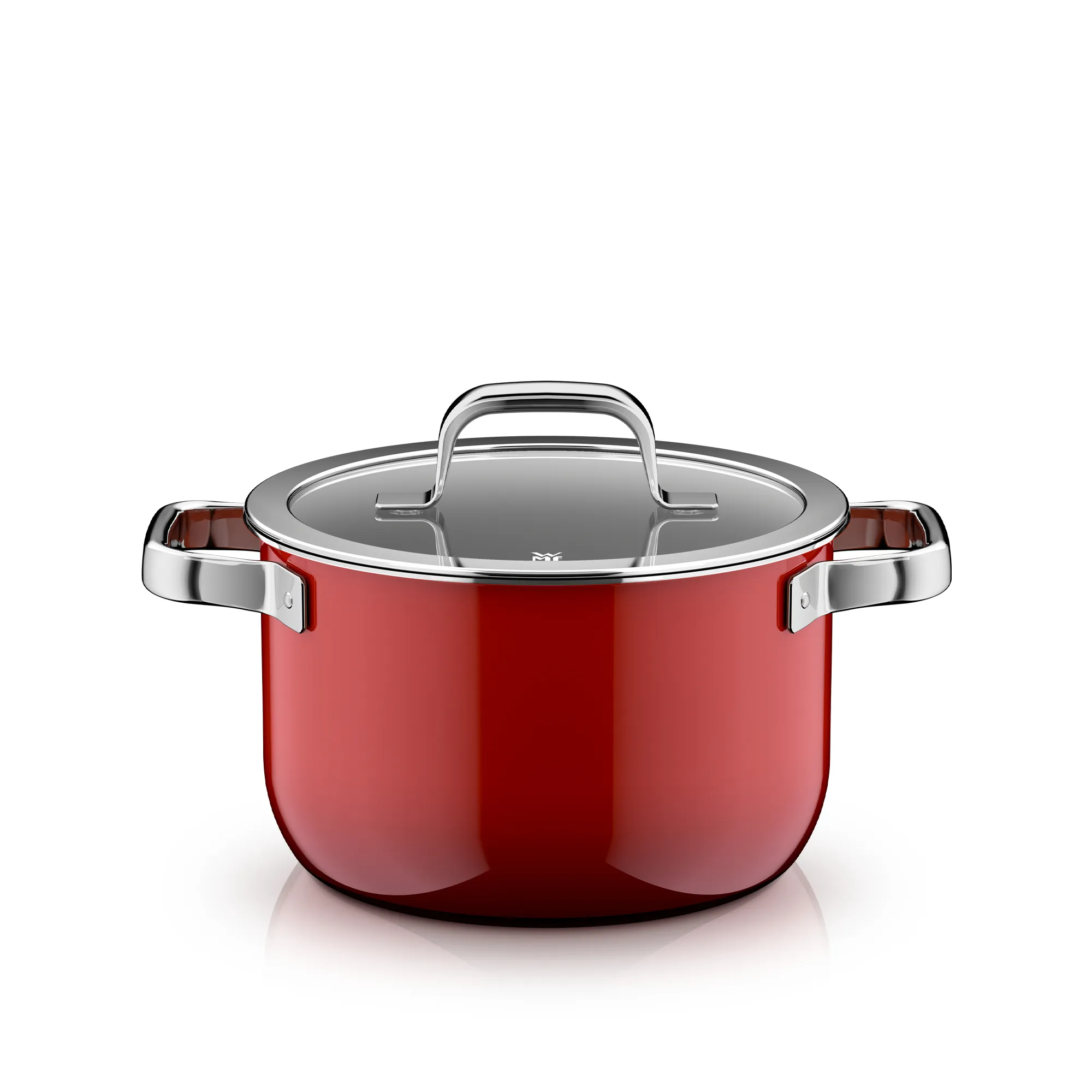 Fusiontec Mineral Pro, Soup Pot With Lid, 20 cm, Passion Red