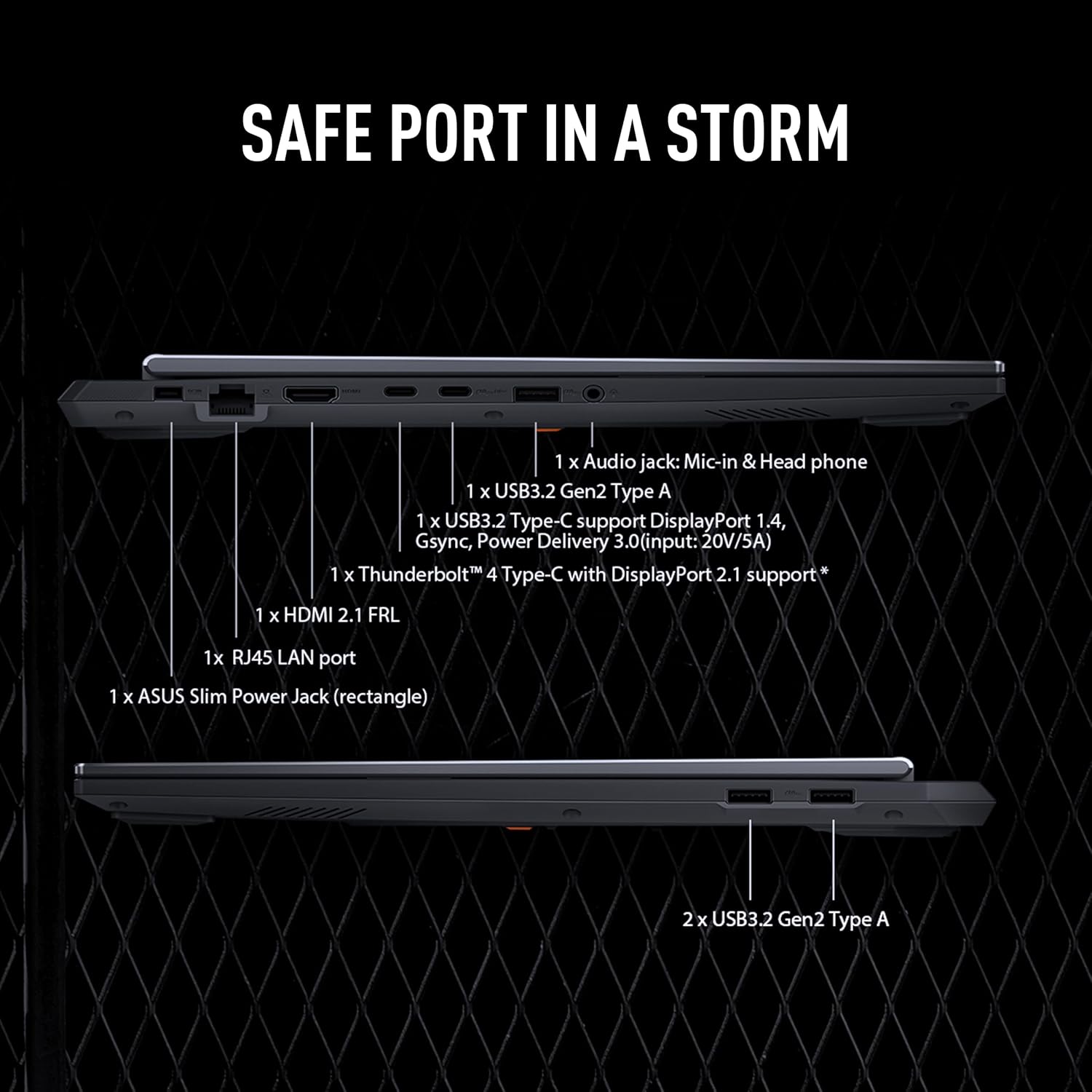 ASUS TUF Gaming F16 (2025) Gaming Laptop, 16” FHD+ 165Hz 16:10 Display, Intel® Core™ i5 Processor 13450HX, NVIDIA® GeForce RTX™ 5050, 16GB DDR5, 512GB PCIe Gen4 SSD, Wi-Fi 6E, Win 11 Home