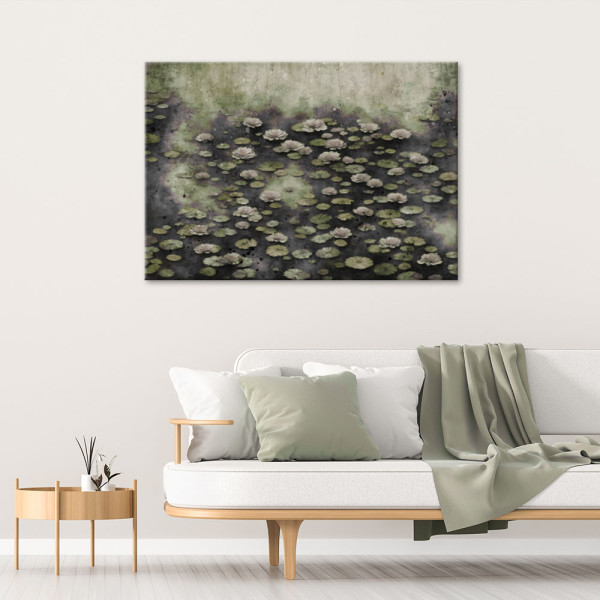 Feeby Obraz na płótnie, Kwiaty lotosu na jeziorze 60x40