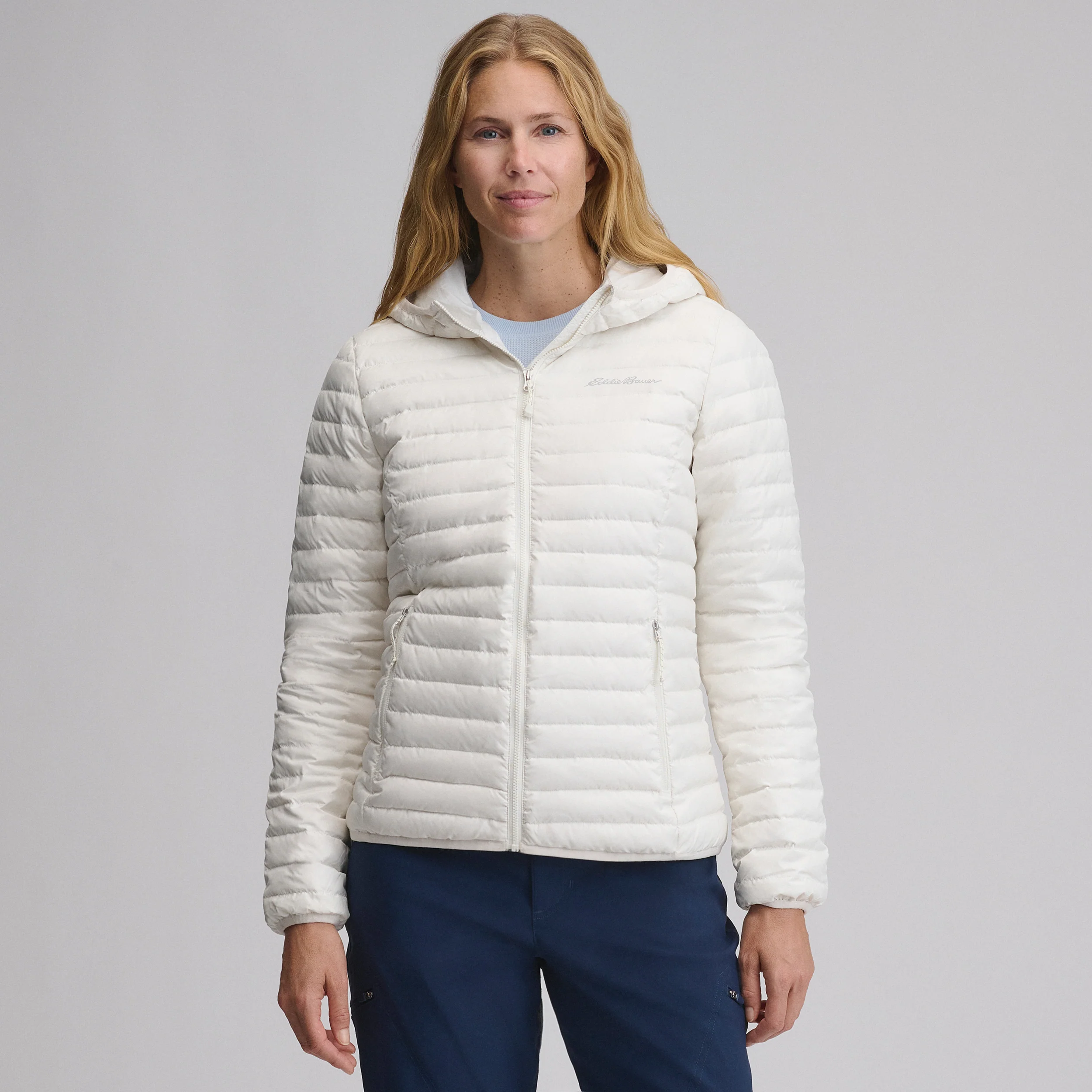 Women's Microlight Hooded Down Jacket