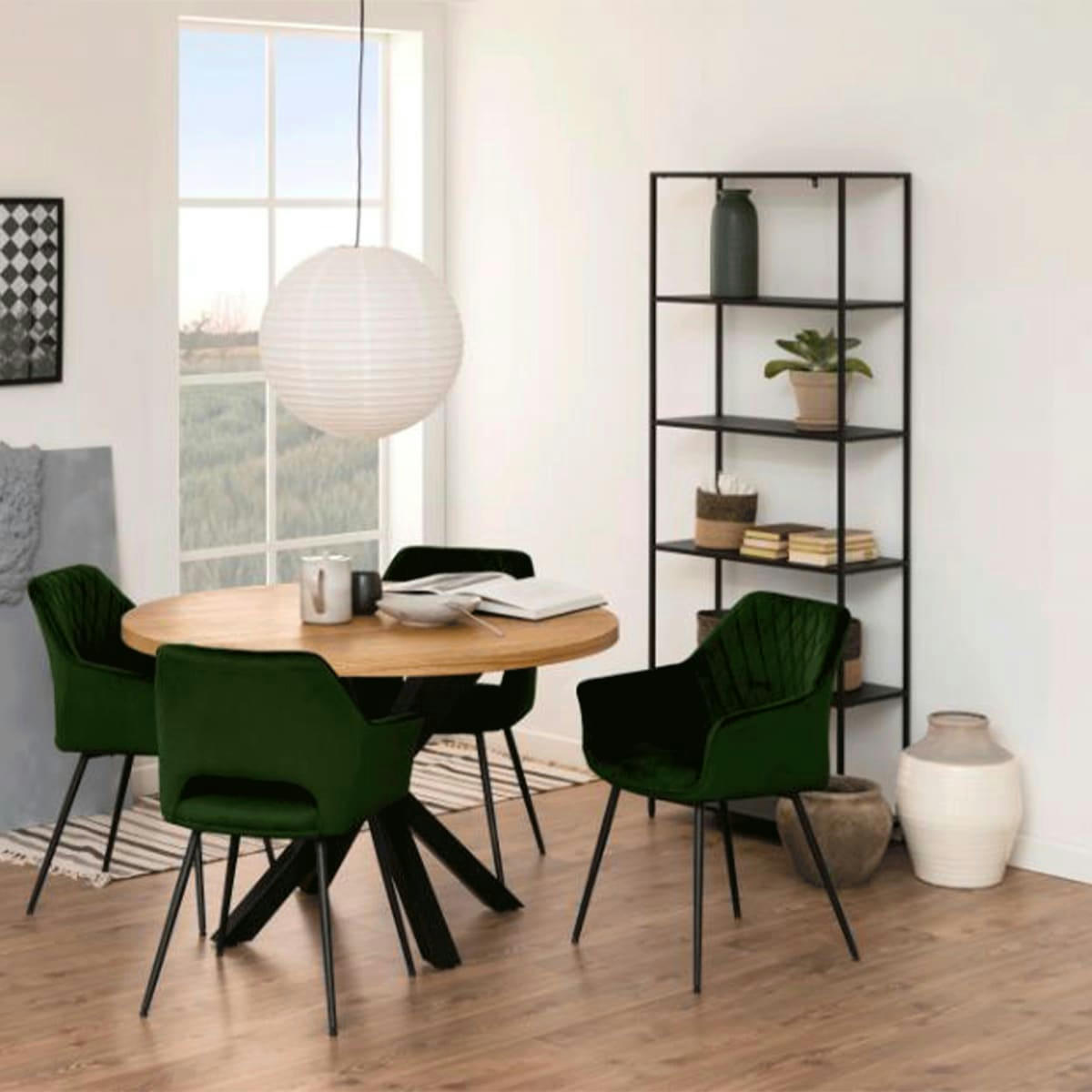 CASTLE - Etagère en métal noir 5 étages