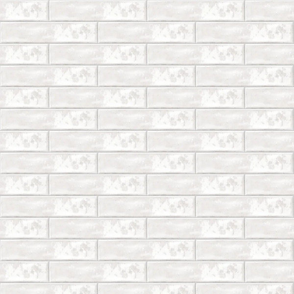 Carrelage MALLORCA WHITE 7,5x30 cm effet zellige