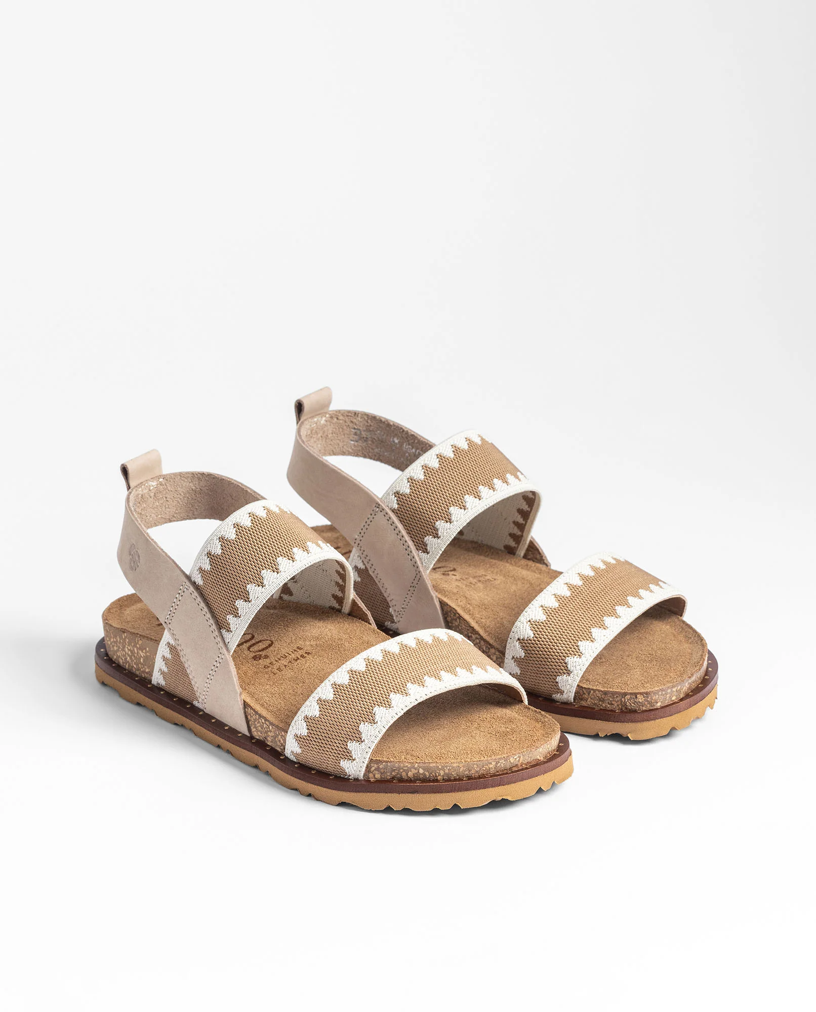 Sandalia plana BOLUS-255 beige