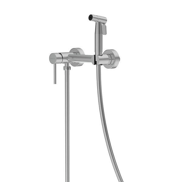 BALNEO Robinet de bidet argent brossé Acier inoxydable - Mitigeur de bidet CASCADE