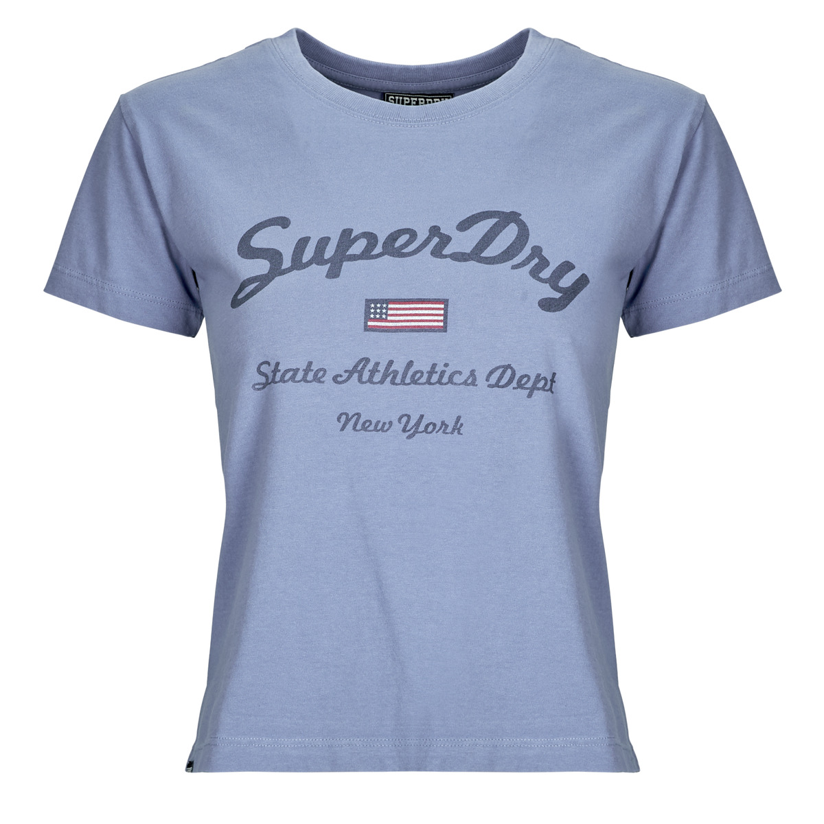 Superdry - Ath Ess Fitted Graphic Tee - Tidal / Blue