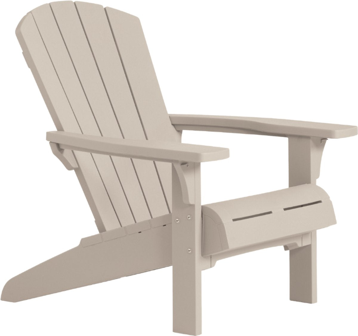 Keter Troy Adirondack Tuinstoel - 81x93x96,5cm - Soft Beige