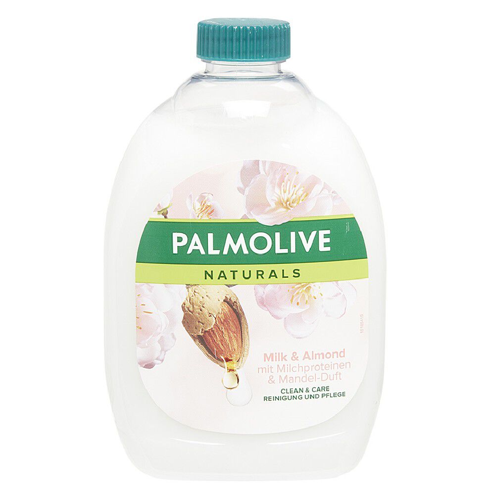 Recharge savon Palmolive liquide lait et amande 500ml