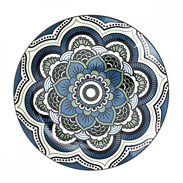 Assiette Mandala en Céramique - La chaise longue