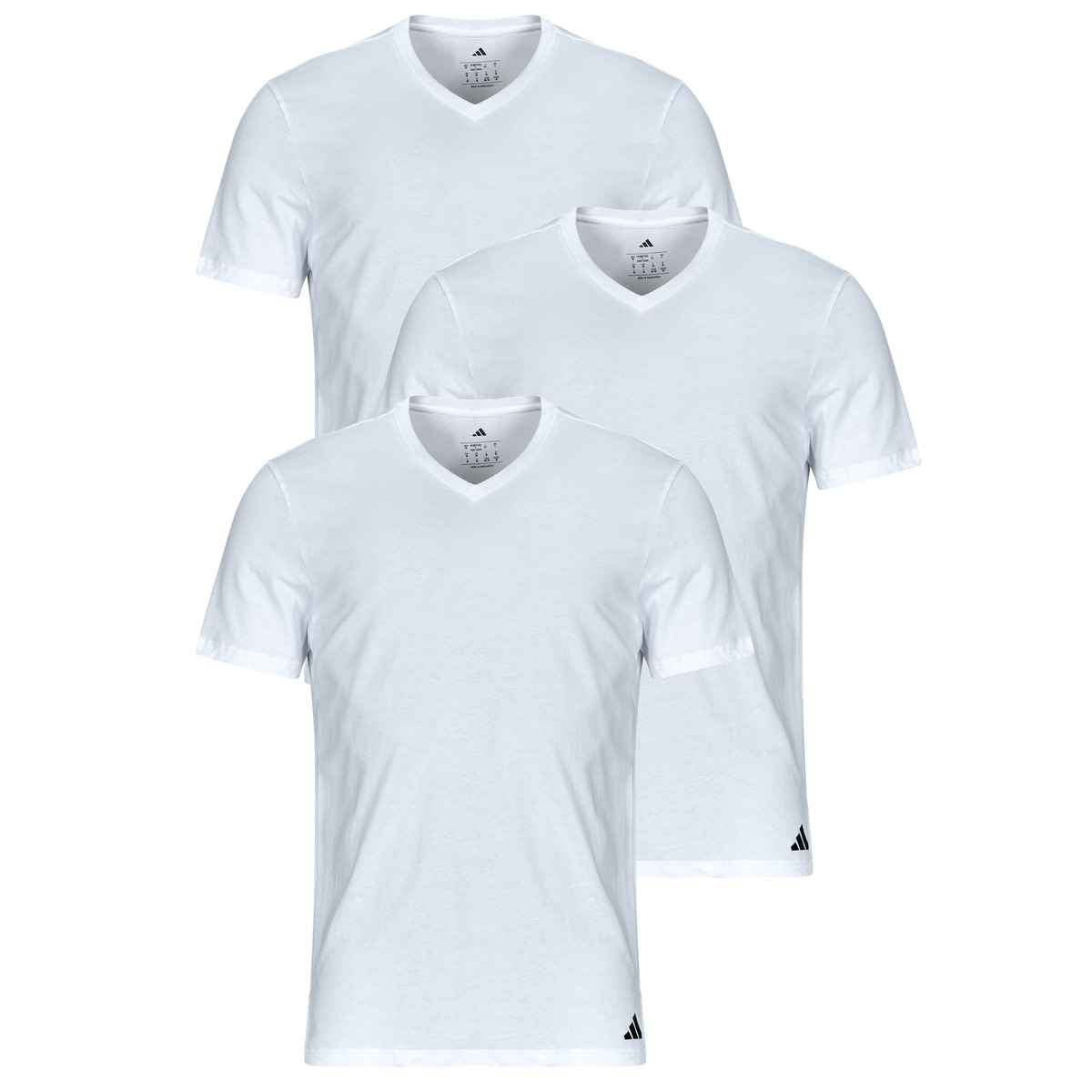 adidas - ACTIVE CORE COTTON Pack de 3 - White