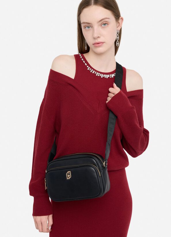 Borsa a tracolla media con pouch