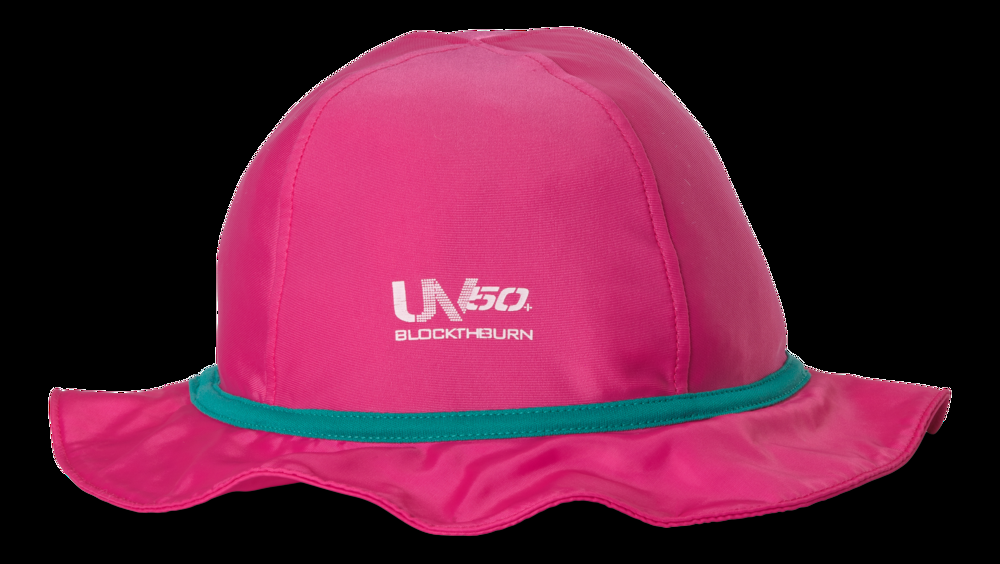 Speedo Kids UPF 50+ Sun-Protected Bucket Hat w/ Chin Strap, Pink