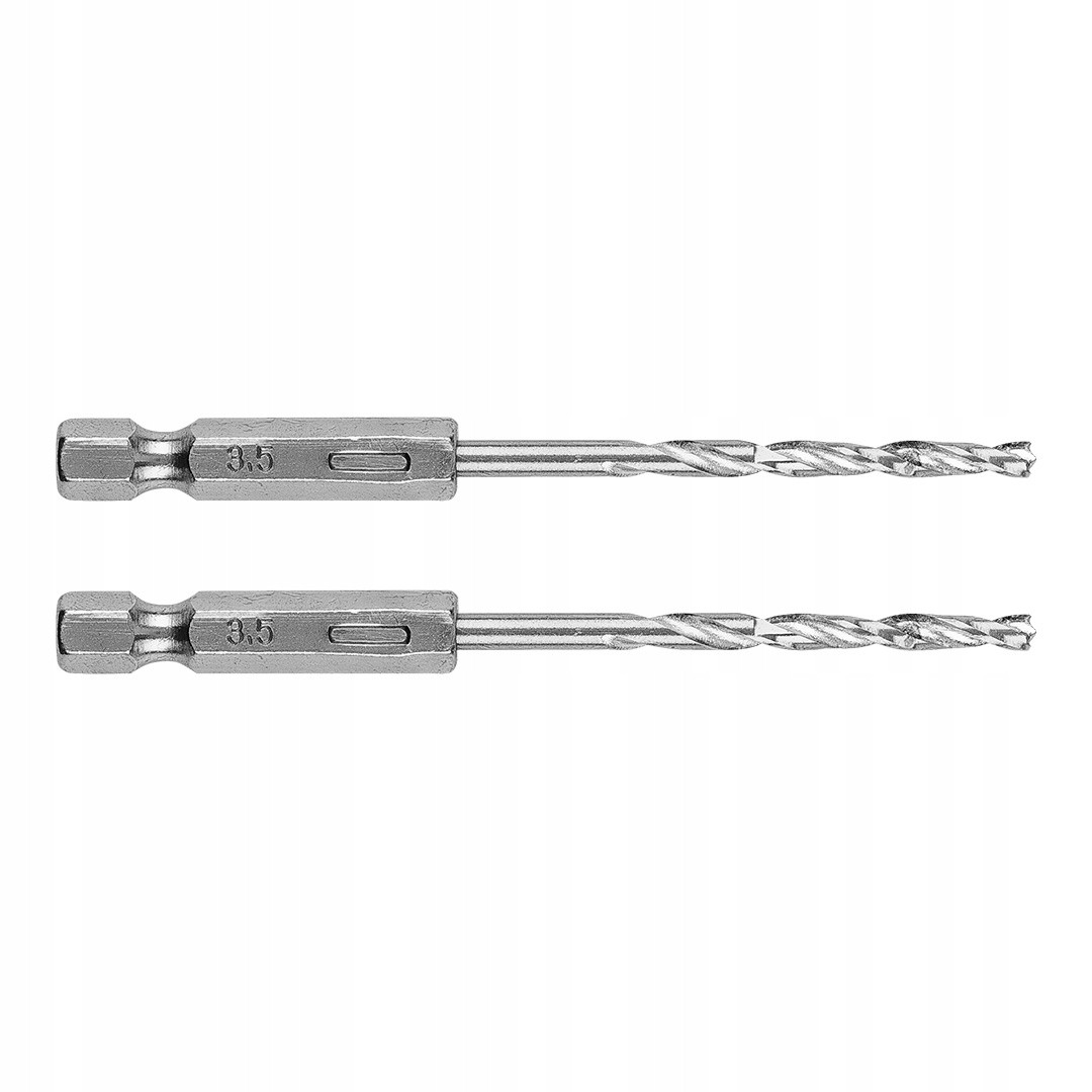 Wiertło do metalu Hex 3.5mm, 2 szt. zestaw wierteł GRAPHITE