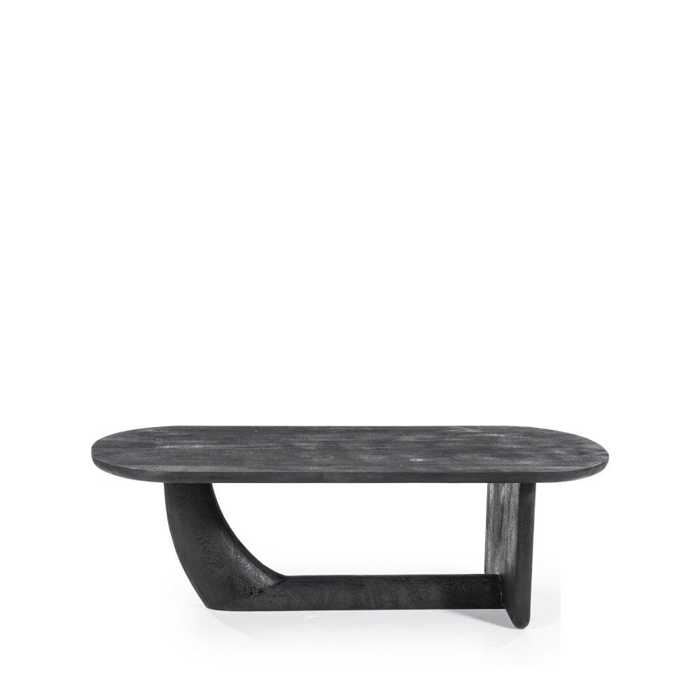 DONN - Table basse en bois de manguier noir