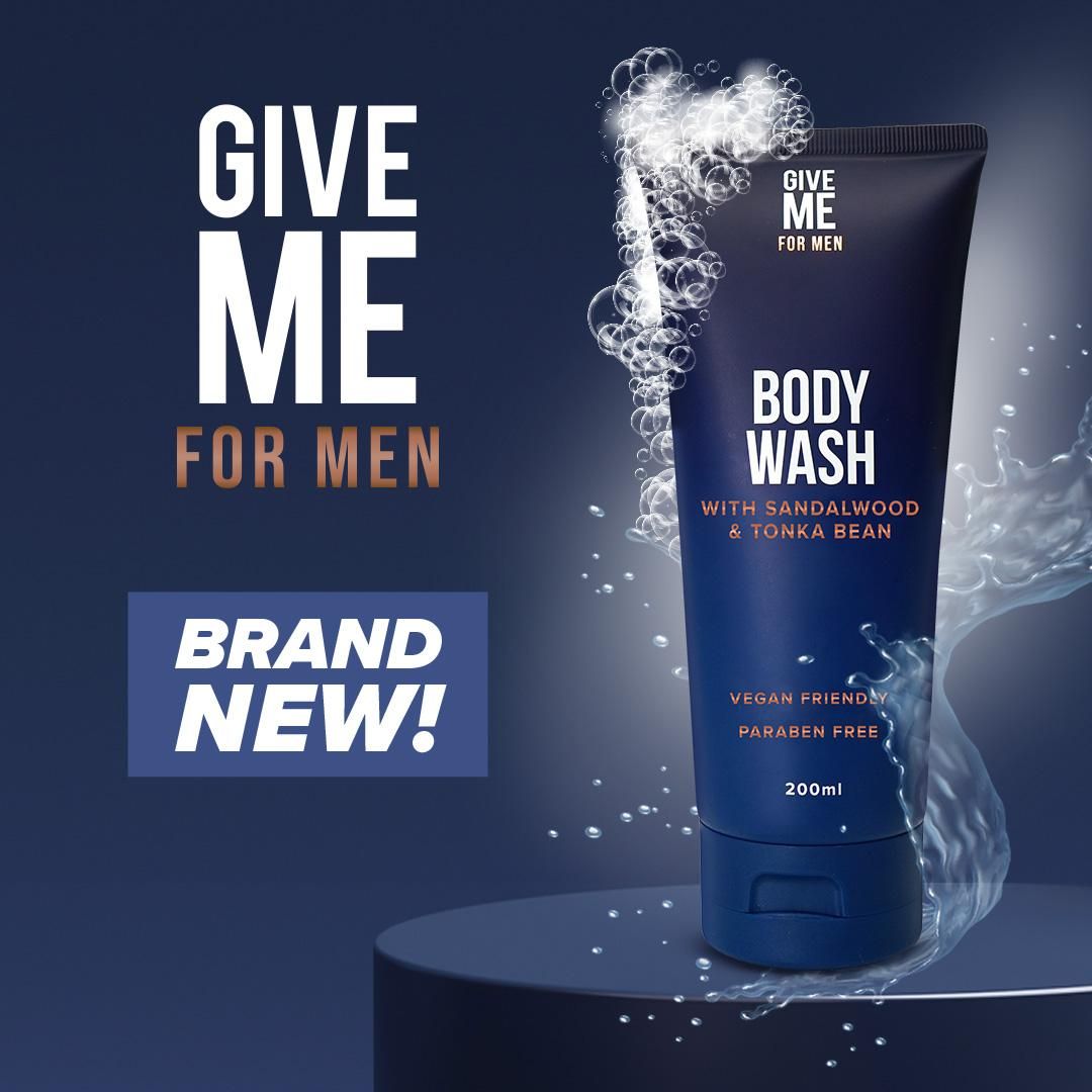 Give Me Mens Body Wash - Sandalwood & Tonka Bean - 200ml