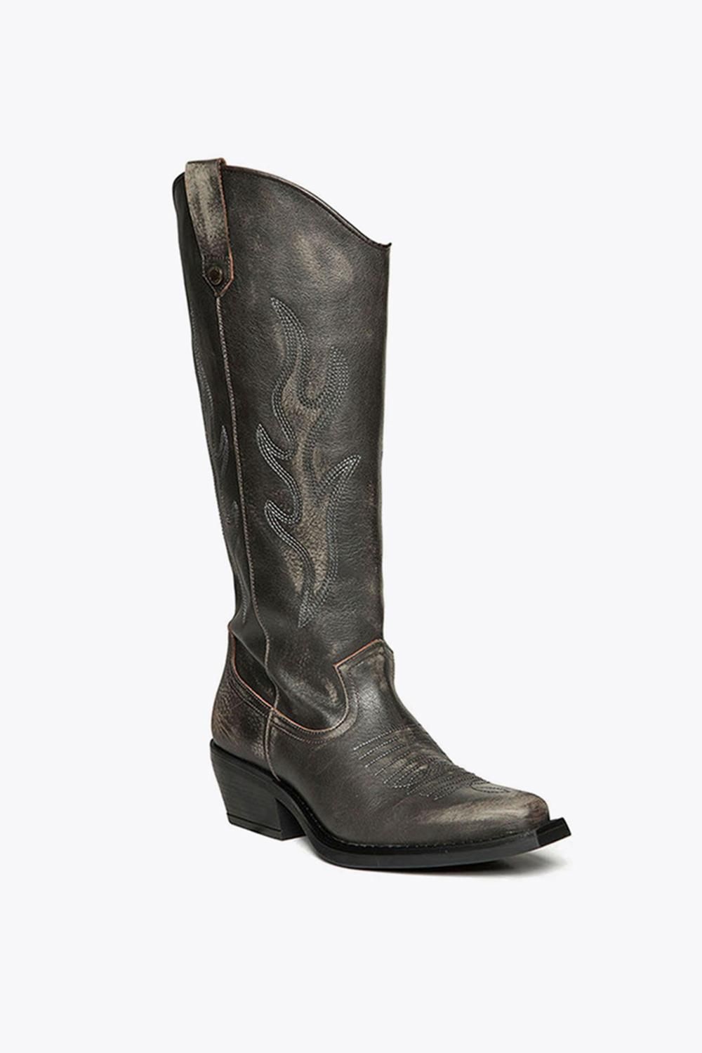 STEVE MADDEN Wessel Boot Brown' Leather Boots