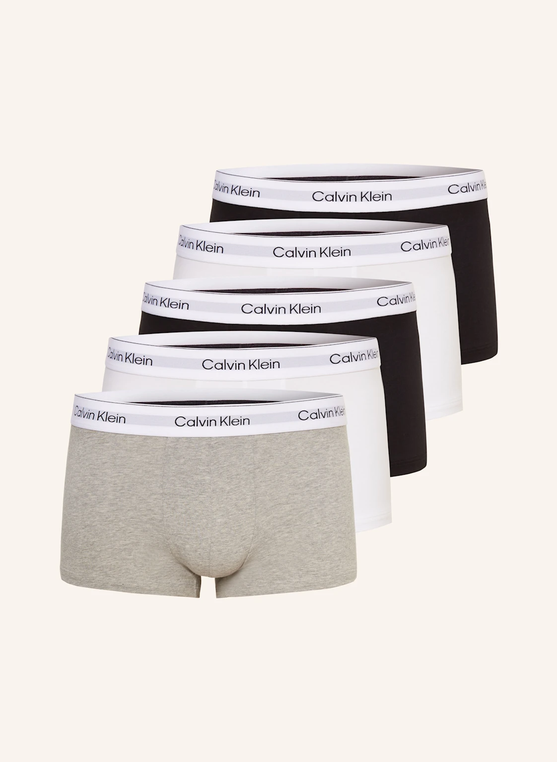 Calvin Klein 5er-Pack Boxershorts ICON COTTON STRETCH Low Rise