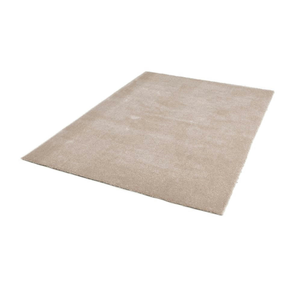 DOUGLAS V - Tapis lavable en machine beige 120x170 cm