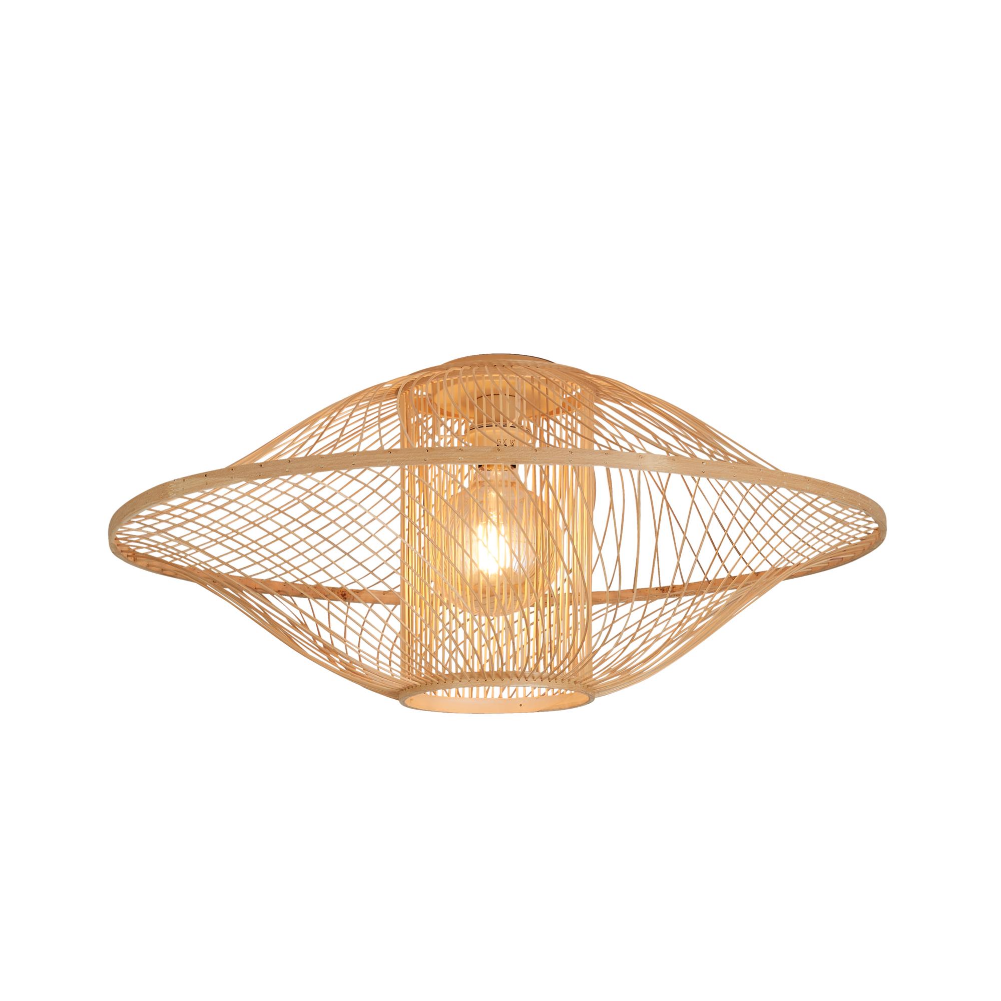 GOOD&MOJO plafonniere MAUI - bruin - Ø70cm