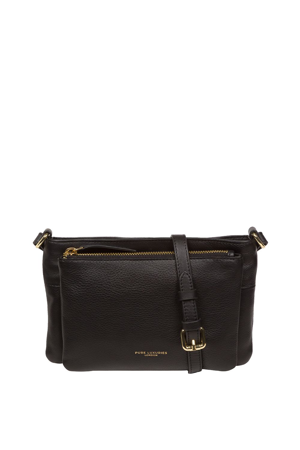 Pure Luxuries London Jess' Nappa Leather Cross Body Bag