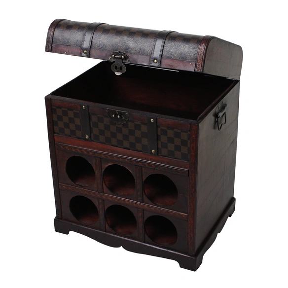 Weinregal, Holz, mahagoni