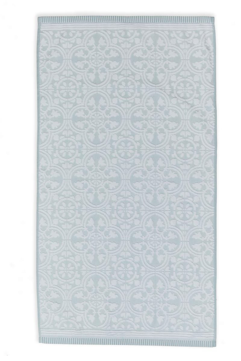 Pip Studio handdoek Tile de Pip - 55x100 cm - licht blauw