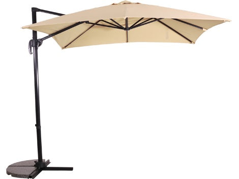 Lesli Living push-up parasol Libra - beige - 250x250cm