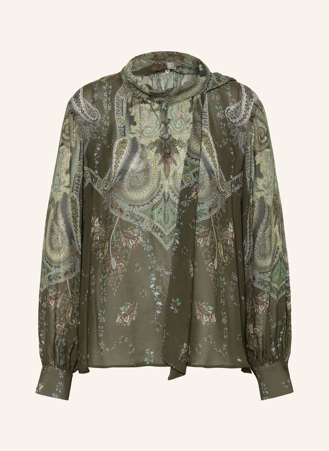 RIANI Bluse mit abnehmbarer Schluppe